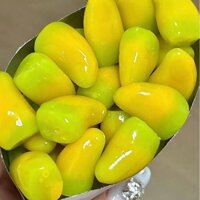 Influencer Wedding Candy Fun Peeled Mango Flavor Shaped Jelly Peeled Green Ripe Mango Sweet Sour Fruit Candy Snacks Bán buôn / Hạt 11.14