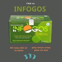 Infogos - Bổ xung chất xơ, giúp nhuận tràng, giảm táo bón, tăng cường tiêu hóa-Hộp 30 gói