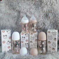 ình sữa cho bé Ubmom Hàn Quốc, bình sữa Top 3 Hàn Quốc chống sặc và đầy hơi tốt cho bé