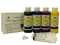InkOwl Pigment Refill Kit for HP 932, 933, 950, 951 cartridges (4x120mL)