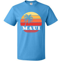 Inktastic Maui Hawaii Kỳ Nghỉ Áo Thun Hawaii Du Lịch Lưu Niệm Lướt Sóng Bãi Biển