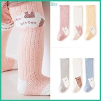 Inn 3 Đôi Mùa Đông Ấm Áp Cho Bé Tất Dài Đầu Gối Cho Bé Có Họa Tiết Động Vật Vớ Đầu Gối Cho Bé 1-3 Tuổi