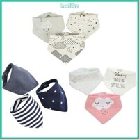 Inn Baby Infant Cotton Yếm 3 Lớp Chống Thấm Nước Cho Tam Giác Khăn Cho Ăn Nước Bọt Towe