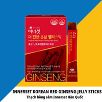 INNERSET - [HỘP] THẠCH TINH CHẤT HỒNG SÂM KOREAN RED GINSENG JELLY STICKS 15GR (30 GÓI/HỘP)