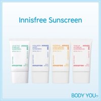 [Innisfree] Bộ sưu tập kem chống nắng / UV Active Poreless 50ml, Chuyên sâu lâu trôi EX 50ml, Tone Up No Sebum EX 50ml, Hyaluron Moist 50ml * innisfree