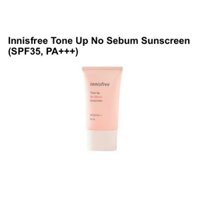 Innisfree Tone Up No Sebum Sunscreen / Kem chống nắng không kích ứng Innisfree