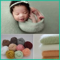 Innlike1 Bé Mohair Chăn Trẻ Sơ Sinh Quấn Khăn Đầm Chăn Chăn Ga Gối Ngủ Quà Tặng