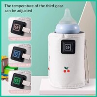 Innlike1 Di Động USB Cho Bé Giữ Ấm Túi Du Lịch Sữa Ấm Cho Trẻ Sơ Sinh Bình Sữa Giữ Nhiệt Ấm Bao