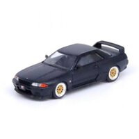 Inno64 IN64-R32-MB 1 / 64 NISSAN SKYLINE GT-R R32 MATT ĐEN CÔNG TY DIECAST PHIÊN BẢN ĐẶC BIỆT DIECAST SCALE MÔ HÌNH XE