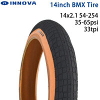 Innova 14x2.1 Bánh Xe Nhỏ BMX Lốp Xe Đạp 54-254 14inch Rộng Đen Nâu Cạnh 412 14 * 2.1 Gấp Lốp Xe Đạp IA-2128