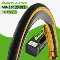 Innova 700x25C / 28C / 30C Lốp Xe Đạp Đường Bộ 700C 120TPI Đen Vàng Sidewall Đua Xe Đạp Lốp Gấp IB-3029
