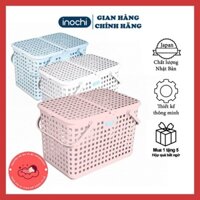 INOCHI - Giỏ xách quai giữa đựng quần áo, Làn đựng đồ đi sinh có năp