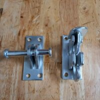 (Inox 304)- 20 bộ chốt cửa tự động tự đóng tự sập - Then cố định/Di động