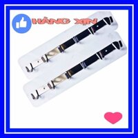 Inox 304 Móc treo quần áo Inox la dẹp dày 06 móc , móc treo đóng tường treo quần áo nhà tắm nhà bếpTÂM AN SHOP