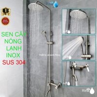 [INOX 304 SIÊU BỀN] Bộ vòi nước hoa sen cây tắm đứng nóng lạnh Rina RN2824 nước mạnh mẻ tăng áp
