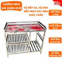 [INOX DÀY DẶN] Kệ inox bếp ga, kệ để đồ nhà bếp, kệ bếp, kệ bình ga, kệ nếu ăn, kệ để bình ga inox, kệ inox đa năng
