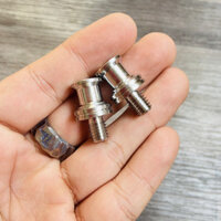 (INOX SÁNG BÓNG) Khâu gác chân trước xe DREAM, WAVE, SUPER DREAM, ốc khâu gắn gác chân trước xe WAVE, DREAM