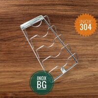 [INOX304] Giá treo vung, nắp xoong nồi gắn tường siêu dày dặn (có vít nở inox kèm)
