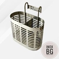 [INOX304] ỐNG ĐŨA 2 NGĂN BẦU DỤC INOX DẦY SÁNG BÓNG..GIỌ ĐŨA 2 NGĂN