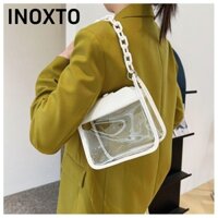 INOXTO Túi đeo vai  Túi đeo vai bằng nhựa PVC trong suốt thông thường