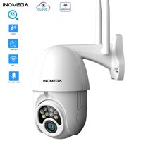 Inqmega 4X Zoom PTZ Camera IP 1080P Ngoài Trời Tốc Độ Dome Không Dây Wifi Camera Bên Ngoài Chảo Nghiêng Chống Chịu Thời Tiết Camera Quan Sát camer V380 Ứng Dụng