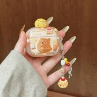Ins AirPods Case, Vỏ bảo vệ tai nghe Apple, Dây chuyền hoạt hình dễ thương Thích hợp cho AirPods 1 / 2 AirPods Pro / Pro 2 AirPods 3 Chống trượt