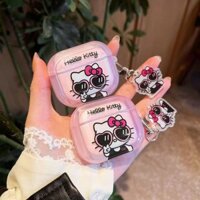 Ins AirPods Case, Vỏ bảo vệ tai nghe Apple, Dây chuyền hoạt hình dễ thương Thích hợp cho AirPods 4 AirPods 1 / 2 AirPods Pro / Pro 2 AirPods 3 Chống trượt