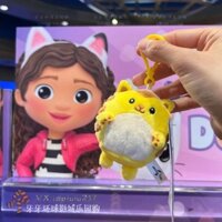 Ins Beijing Universal Studios Daigou㊣Gabi 's Doll House Cream Màu Vàng Hamster Mặt Dây Chuyền Sang Trọng Mặt Dây Chuyền Móc Chìa Khóa Túi Treo yyds