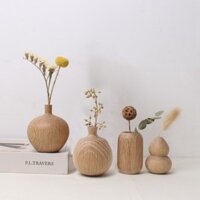 Ins Bình Đơn Giản Bằng Gỗ Handmade Bình Hoa Nhật Bản Sắp Xếp Hoa Tàu Trang Trí Nhà Quà Tặng Ngày Nữ