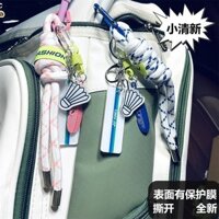 Ins Cầu Lông Móc Khóa Ba Lô Túi Bóng Mặt Dây Chuyền Hoạt Hình Dễ Thương Phụ Kiện Cặp Đôi Bóng Bạn Bè Quà Tặng Hàng Hóa YM13