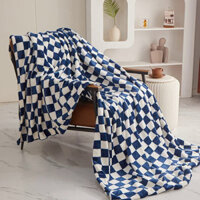 Ins Checkerboard Chăn Cổ Điển Kẻ Sọc Sofa Chăn Xuân Hè Điều Hòa Không Khí Chăn Văn Phòng Ngủ Khăn Choàng