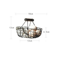 Ins Dễ Thương Mini Lưu Trữ Sắt Giỏ Đăng Nhập Tay Cầm Đồ Lặt Vặt Để Bàn Trang Trí Mỹ Phẩm Trái Cây Đa Năng