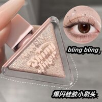 Ins Fine Shining Eye Highlight Liquid Eyeshadow Brightening Sequins Shining Pearlescent Makeup Giá Rẻ Sửa Đổi Mắt Ngôi Sao Kim Cương