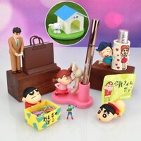 Ins Hàng có sẵn Hàng hóa số lượng lớn chính hãng Re-ment Crayon Shin-Chan Bộ sưu tập trợ lý máy tính để bàn Đồ trang trí búp bê nhỏ Hộp đồ chơi kẹo Trứng yyds