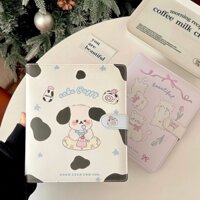 Ins Hoạt Hình Dễ Thương Chó Mèo A5 6 Lỗ Da PU Photocard Binder K-pop Album Ảnh Có Tay Áo Tạp Chí Sách Looseleaf Cover
