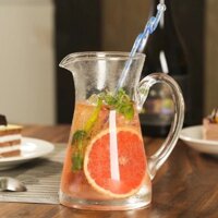 Ins Internet Người Nổi Tiếng Trà Trái Cây Dày Không Chì Thủy Tinh 700ml Trái Cây Lớn Ấm Trà Nước Trái Cây Cốc Thơm Trà