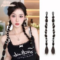 Ins Y2K Phong Cách Sáng Tạo Đường Dây Điện Thoại Bện Xoắn Tóc Giả Cho Nữ Thời Trang Tổng Hợp Phần Mở Rộng Tóc