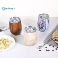 [Inshop1] Cốc Mate hiện đại và illa Yerba Mate Cup Lông giả bằng thép không gỉ có tường đôi mới