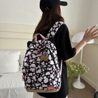 Instagram Retro Hello Kitty Phong Cách Hồng Kông Nhật Bản Haruku Ulzzang Ba Lô Sinh Viên Đại Học Đa Năng