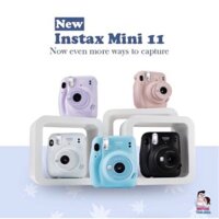 Instax Mini 11 - Máy ảnh lấy ngay Fujifilm - Chính hãng BH 1 năm - Tặng kèm 10 film
