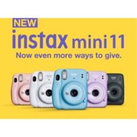 Instax Mini 11 - Máy ảnh lấy ngay Fujifilm - Chính hãng BH 1 năm - Tặng kèm 10 film