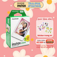 INSTAX MINI FILM - Viền Trắng - Giấy in cho máy ảnh lấy liền Instax Mini Fujifilm - Chính hãng Nhật DATE CA0
