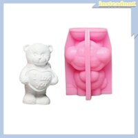 Inste 3D Hình Động Vật Khuôn Silicon Động Vật Gấu Tượng Khuôn Silicon Cho Xà Phòng Chocolate Kẹo Fondant Làm