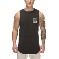 Instock Thời Trang Hàn Quốc Nam Mùa Hè Áo Tập Luyện Traning Mặc Undershirts Màu Đen / Trắng / Xám