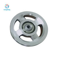 Instylelady Ròng Rọc Bánh Xe Bề Mặt Mịn Dễ Dàng Thay Thế Hợp Kim Nhôm Mang Ròng Rọc Bánh Xe Cho Thiết Bị Tập Thể Dục
