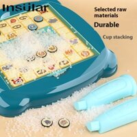 INSULAR Bộ cờ vua trò chơi đa chức năng cho trẻ em với thiết kế chơi tương tác