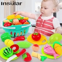 INSULAR Bộ Đồ Chơi Cắt Trái Cây Và Rau Củ Cho Bé