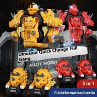 INSULAR Đồ chơi biến hình trẻ em robot biến hình khủng long Bộ mô hình giáo dục bé trai