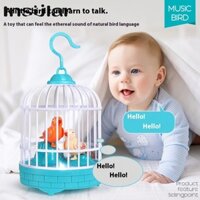 INSULAR Đồ chơi lồng chim nói chuyện bằng điện quà tặng lồng chim tương tác