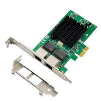 Intel 38907 Card mạng PCI-e Gigabit Dual 2 RJ45 Port NIC 10/100/1000Mbps Server Intel